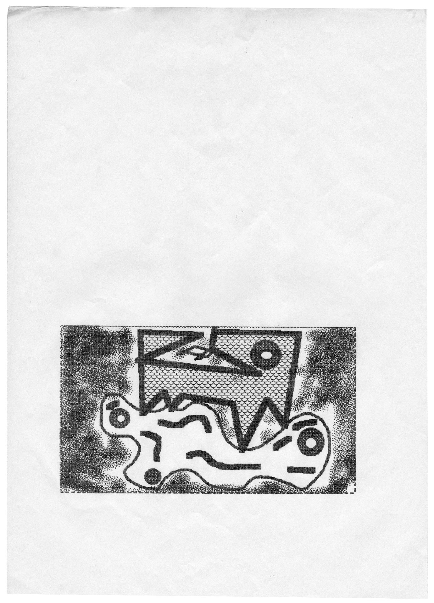 Claude Closky, ‘Untitled (3),’ 1984, computer drawing, 29,7 x 21 cm.